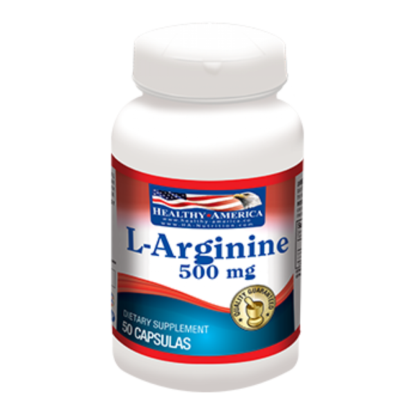 L-Arginine 500 mg (50 Capsules)